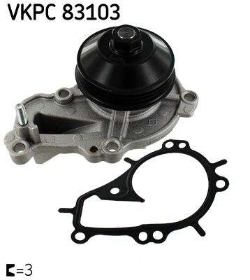 SKF Wasserpumpe, Motorkühlung (VKPC 83103) Thumbnail